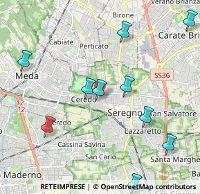Mappa Corso Giacomo Matteotti, 20831 Seregno MB, Italia (2.56455)