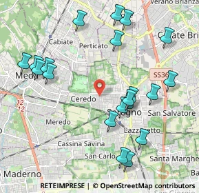 Mappa Corso Giacomo Matteotti, 20831 Seregno MB, Italia (2.2595)