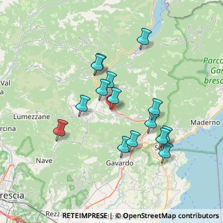 Mappa Via Aldo Moro, 25070 Sabbio Chiese BS, Italia (6.63867)