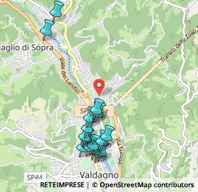 Mappa Via Giovanni Cracco, 36078 Valdagno VI, Italia (1.06059)