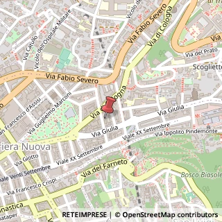 Mappa Via Galileo Galilei, 20, 34126 Trieste, Trieste (Friuli-Venezia Giulia)