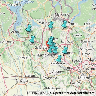 Mappa Fagnano Olona, 21054 Fagnano Olona VA, Italia (9.38727)