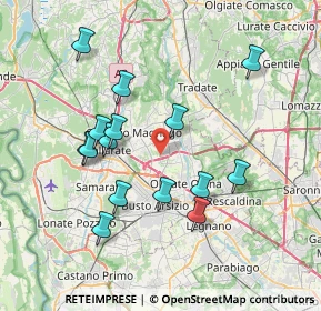 Mappa Fagnano Olona, 21054 Fagnano Olona VA, Italia (7.22867)