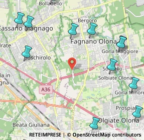 Mappa Fagnano Olona, 21054 Fagnano Olona VA, Italia (2.95)