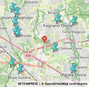 Mappa Fagnano Olona, 21054 Fagnano Olona VA, Italia (2.91364)