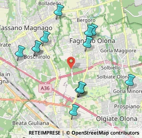 Mappa Fagnano Olona, 21054 Fagnano Olona VA, Italia (2.11769)