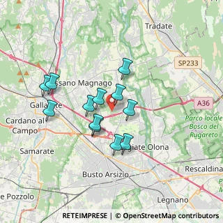 Mappa Fagnano Olona, 21054 Fagnano Olona VA, Italia (2.89917)