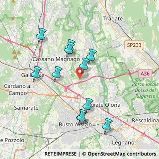 Mappa Fagnano Olona, 21054 Fagnano Olona VA, Italia (3.78545)