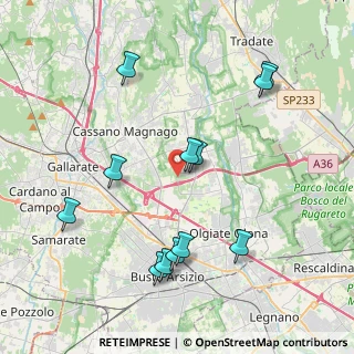 Mappa Fagnano Olona, 21054 Fagnano Olona VA, Italia (4.28417)