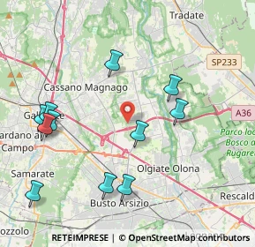 Mappa Fagnano Olona, 21054 Fagnano Olona VA, Italia (4.41818)