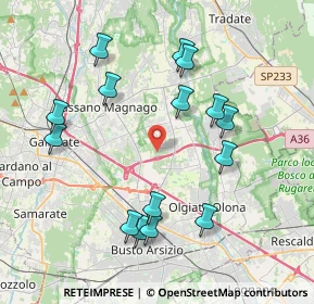 Mappa Fagnano Olona, 21054 Fagnano Olona VA, Italia (4.06667)