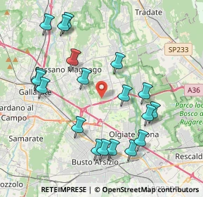 Mappa Fagnano Olona, 21054 Fagnano Olona VA, Italia (4.24158)