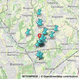 Mappa Via Lega Lombarda, 20855 Lesmo MB, Italia (1.191)