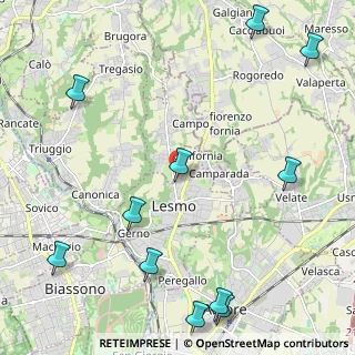 Mappa Via Lega Lombarda, 20855 Lesmo MB, Italia (2.99909)