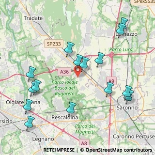 Mappa Via Ferrari C., 21040 Cislago VA, Italia (4.754)