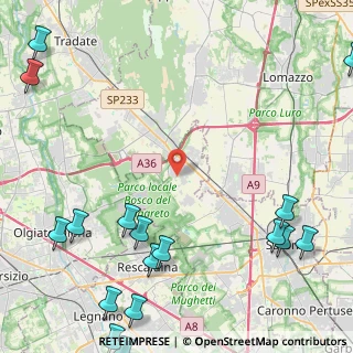 Mappa Via Ferrari C., 21040 Cislago VA, Italia (6.92941)