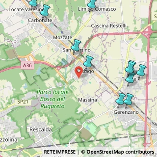 Mappa Via Ferrari C., 21040 Cislago VA, Italia (2.80182)
