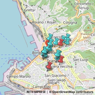Mappa Via Giorgio Galatti, 34133 Trieste TS, Italia (0.587)