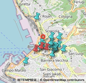 Mappa 34132 Trieste TS, Italia (0.6465)