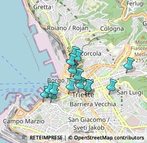 Mappa 34132 Trieste TS, Italia (0.684)