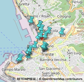 Mappa 34132 Trieste TS, Italia (0.678)