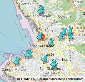 Mappa 34132 Trieste TS, Italia (1.065)