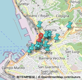Mappa 34132 Trieste TS, Italia (0.53824)