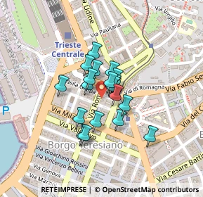 Mappa Via Roma, 34142 Trieste TS, Italia (0.13)