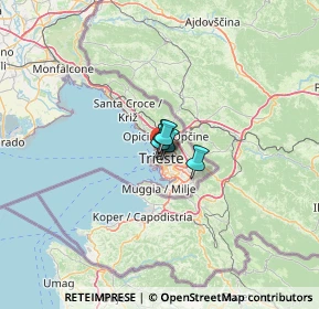 Mappa 34132 Trieste TS, Italia (40.98833)