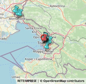 Mappa 34132 Trieste TS, Italia (7.8725)
