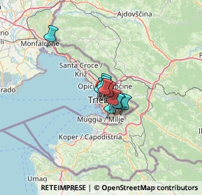 Mappa 34132 Trieste TS, Italia (5.54636)