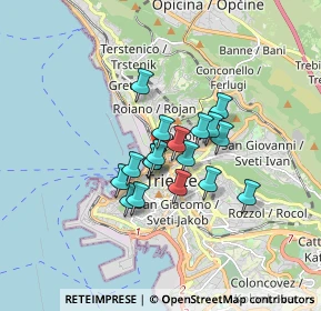 Mappa Via Roma, 34142 Trieste TS, Italia (1.13056)
