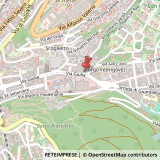 Mappa Via Giulia, 94, 34126 Trieste, Trieste (Friuli-Venezia Giulia)