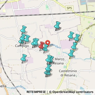 Mappa Via Cavalli, 31023 Resana TV, Italia (0.9835)