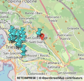 Mappa Via Marcello Dudovich, 34128 Trieste TS, Italia (2.316)