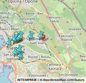 Mappa Via Marcello Dudovich, 34128 Trieste TS, Italia (2.28)