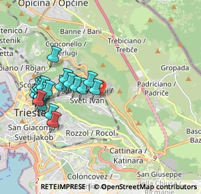 Mappa Via Marcello Dudovich, 34128 Trieste TS, Italia (1.9255)