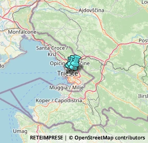 Mappa Via Marcello Dudovich, 34128 Trieste TS, Italia (32.77364)