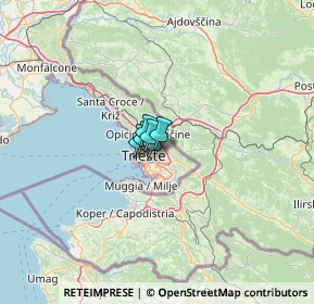 Mappa Via Marcello Dudovich, 34128 Trieste TS, Italia (39.886)