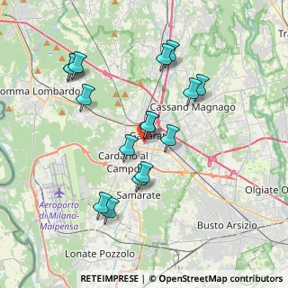 Mappa Via G. Ferraris, 21013 Gallarate VA, Italia (3.61313)