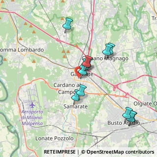 Mappa Via G. Ferraris, 21013 Gallarate VA, Italia (3.56333)