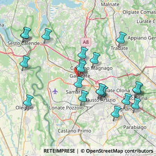 Mappa Via G. Ferraris, 21013 Gallarate VA, Italia (8.936)