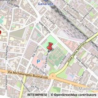 Mappa Via Egidio de Magri, 1, 21013 Busto Arsizio, Varese (Lombardia)