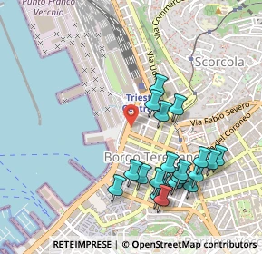 Mappa Corso Camillo Benso Conte di Cavour, 34132 Trieste TS, Italia (0.514)