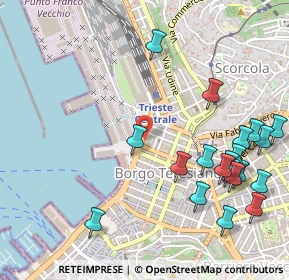 Mappa Corso Camillo Benso Conte di Cavour, 34132 Trieste TS, Italia (0.6285)