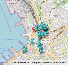 Mappa Corso Camillo Benso Conte di Cavour, 34132 Trieste TS, Italia (0.339)