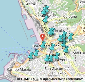 Mappa Corso Camillo Benso Conte di Cavour, 34132 Trieste TS, Italia (0.9025)