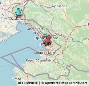 Mappa Corso Camillo Benso Conte di Cavour, 34132 Trieste TS, Italia (21.13545)