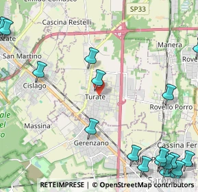 Mappa 22078 Turate CO, Italia (3.43895)