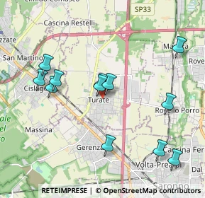 Mappa 22078 Turate CO, Italia (2.00917)